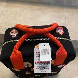 Disney Parks Loungefly Coco Miguel Hector Sugar Skull Canvas Backpack NEW w/ Tag ?Loungefly Disney Coco 5th Anniversay Mini Backpack - New  main image 4